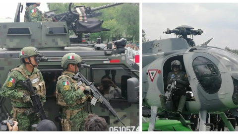 Guardia Nacional desfile 16 de septiembre