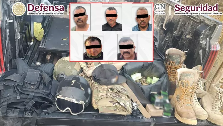 Operativo en Sinaloa: Caen 5 de “Los Chapitos” artillados en la ruta Escuinapa-Teacapán