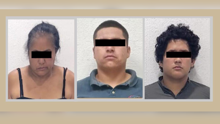 Rescatan a persona secuestrada en Teotihuacán; detienen a dos hombres y una mujer