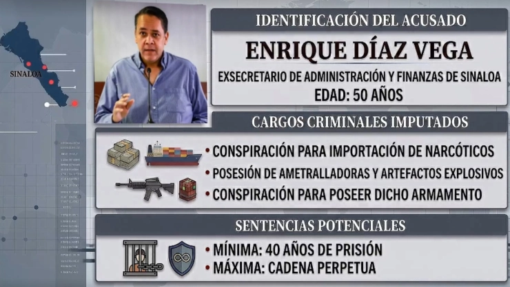 Enrique Díaz Vega, Exsecretario de Administración y Finanzas