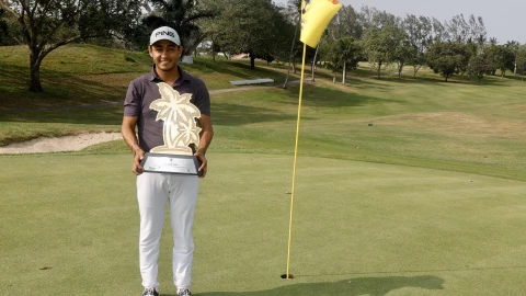 Aarón Terrazas ganador de la séptima etapa en la Gira de Golf Profesional