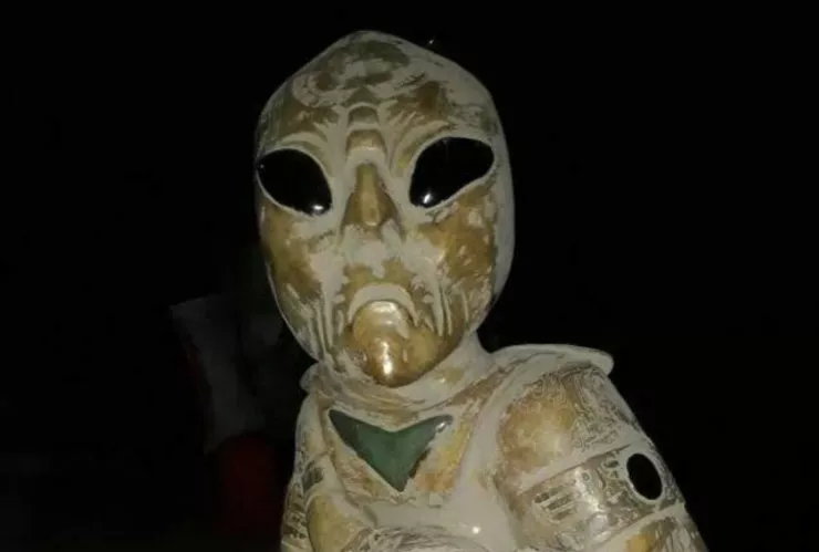 Reliquias de alien encontradas en el Tren Maya