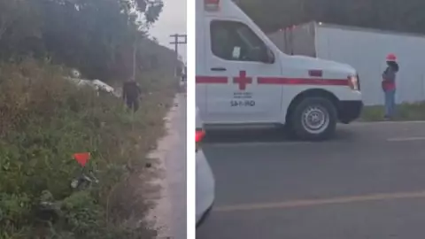 ¡Otro más! Accidente en carretera Felipe Carrillo Puerto hoy, deja victimas mortales.jpg