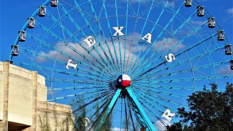 Una imagen de la famosa feria que se lleva a cabo todos los años en Texas