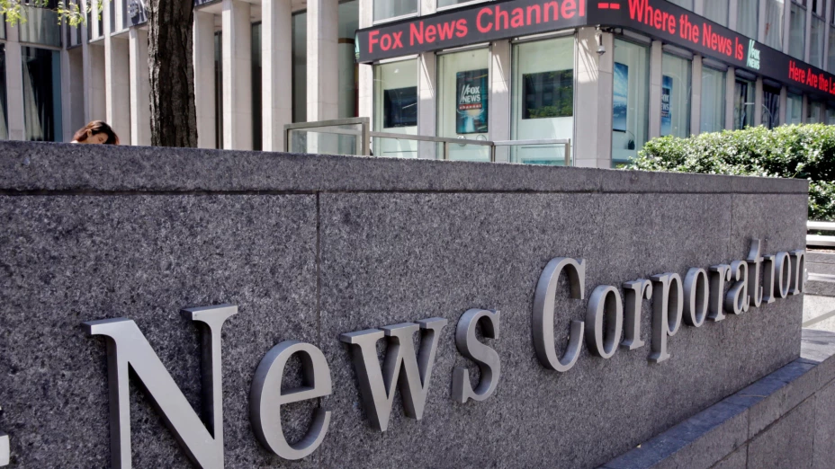 Compañía del magnate Rupert Murdoch, en Nueva York.