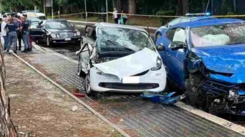 Youtubers italianos que causaron accidente en que murió niño