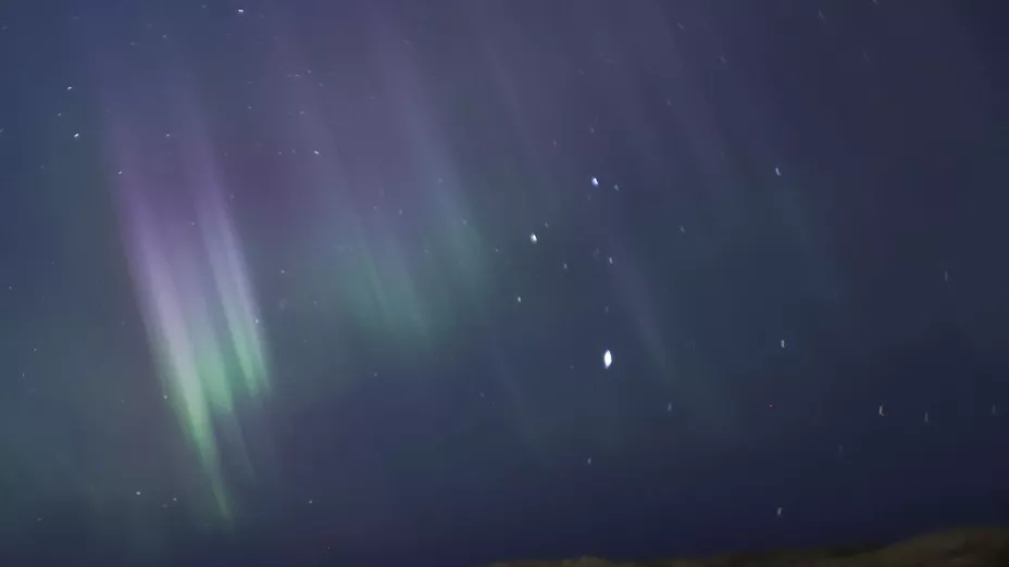 Auroras boreales por tormenta