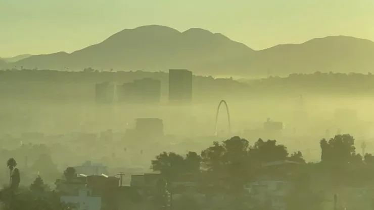 vientos de Santa Ana en Tijuana, según Protección Civil