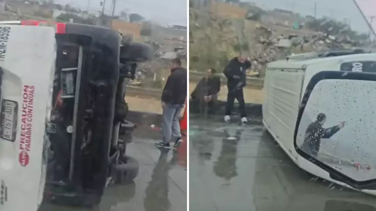 Taxi de ruta se vuelca.png