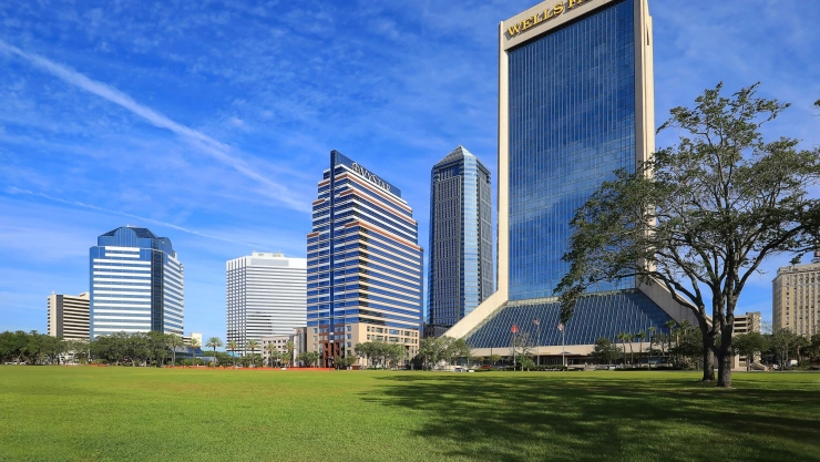 Postal de primavera en Jacksonville, Florida.
