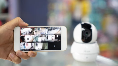 Cámara de seguridad wifi en el celular