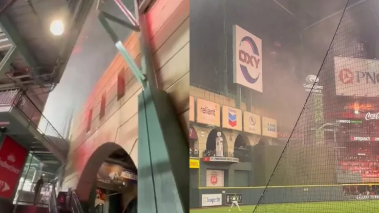 VIDEO: Fuerte tormenta “fractura” parte del estadio de los Astros de Houston
