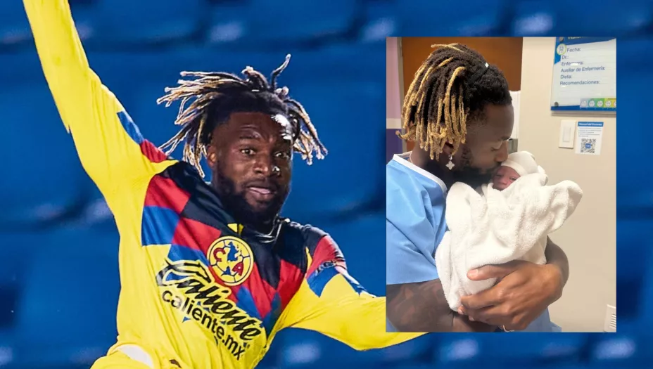 Allan Saint Maximin hijo nace en México
