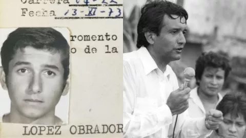 ¿Cómo se veía de joven AMLO y qué estudió?