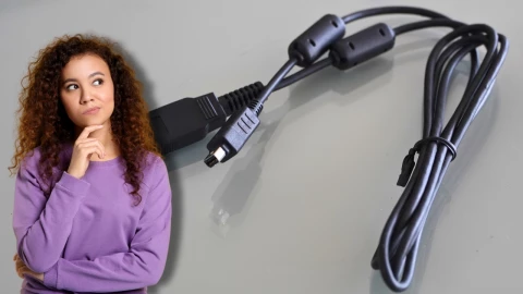 ¿Para qué sirve el cilindro negro en el cable?