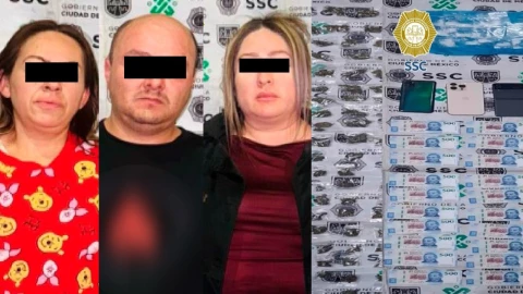 Falsificadores en la Narvarte, decomisan billetes falsos, drogas y celulares