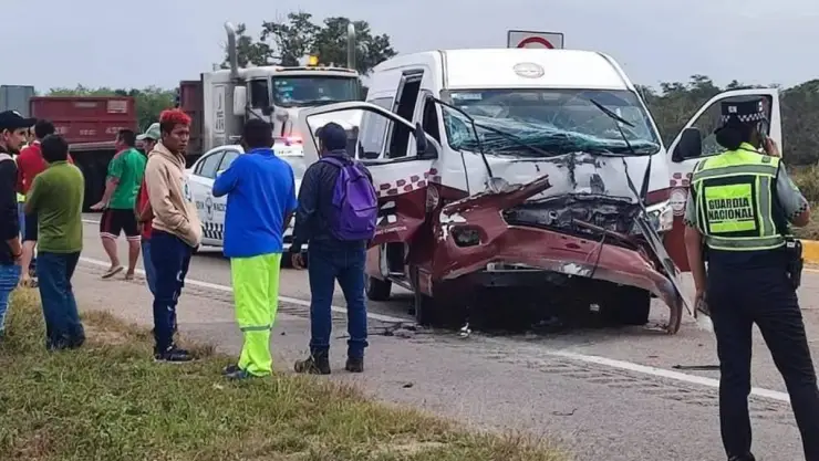 ¡Atención! Fuerte ACCIDENTE en la Mérida-Campeche deja múltiples lesionados