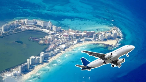 Estos son los vuelos programados en el aeropuerto de Cancún HOY lunes de Semana Santa 2025.jpg