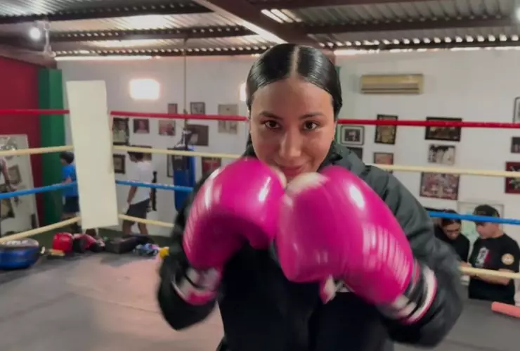Karen Rubio, boxeadora sinaloense