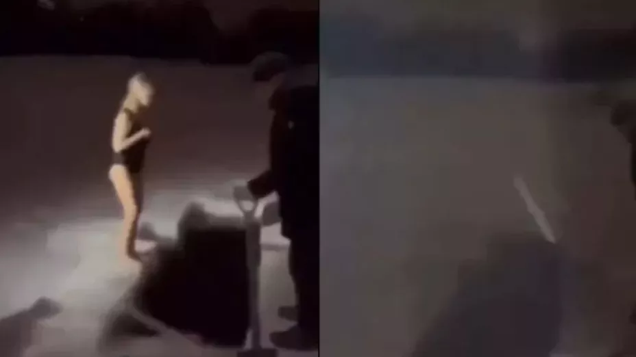 Mujer es arrastrada por un río