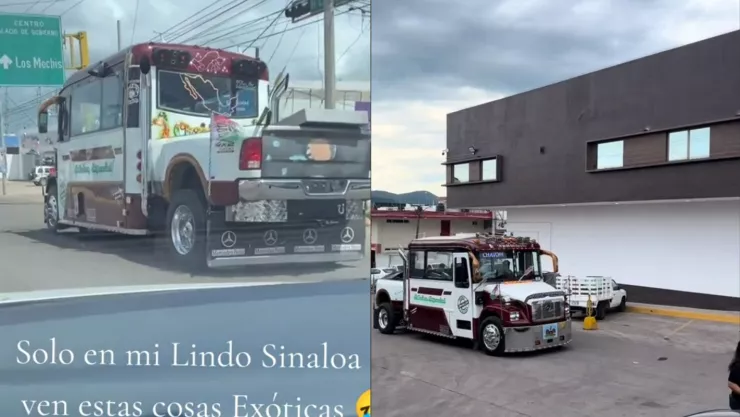 Camión tuneado en Culiacán.