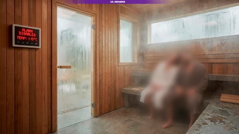 Pareja muere sauna