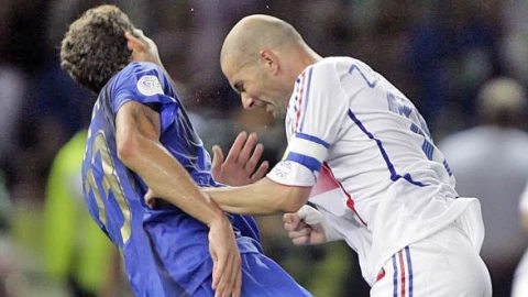 Cabezazo Zinedine Zidane a Marco Materazzi