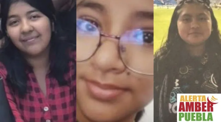 Tres adolescentes desaparecidas en Puebla: Activan Alerta Amber para encontrarlas