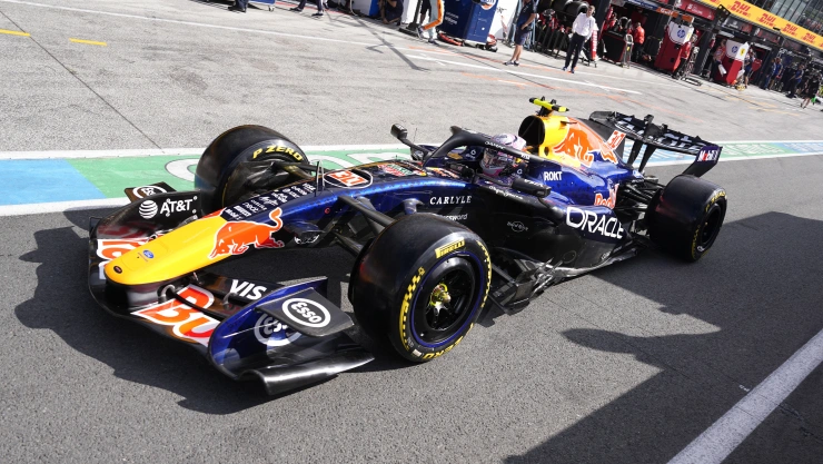 Auto de Red Bull en la Fórmula 1 2026.
