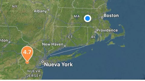 Sismo en Nueva York hoy