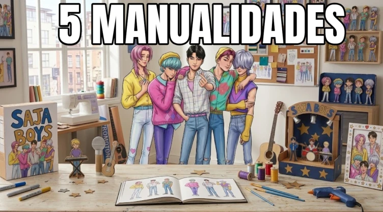 5 manualidades de los Saja Boys que puedes hacer con cartón