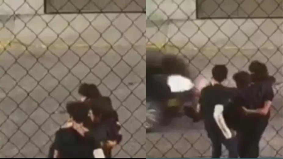 Jóvenes en estado de ebriedad se lanzan contra autos en Puebla