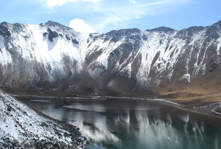 Cuándo comienza a caer nieve en el Nevado de Toluca.