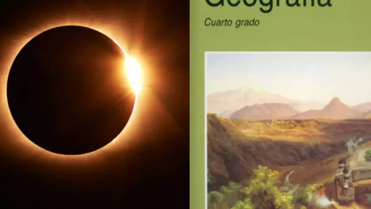 Eclipse Solar 2024_ Así predijo la SEP este fenómeno en libro de texto de 1993