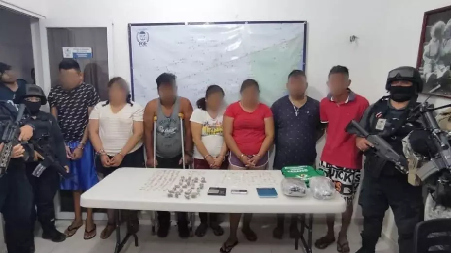 Siete personas detenidas por posesión de drogas en Tulum