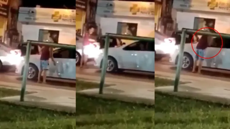 matan a un hombre en un semáforo
