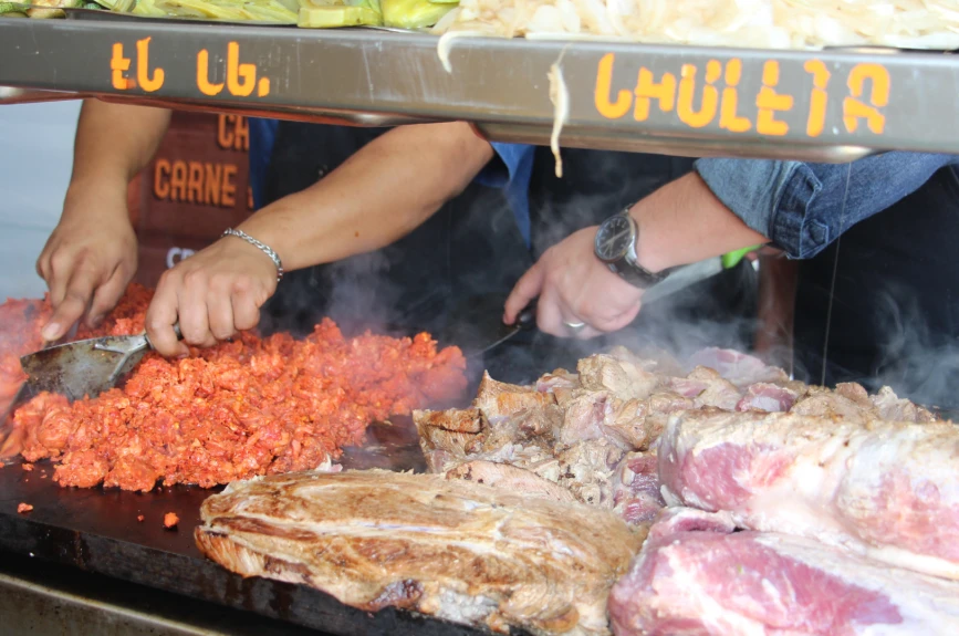 Ricos y deliciosos platillos tuvimos en el centro de acopio