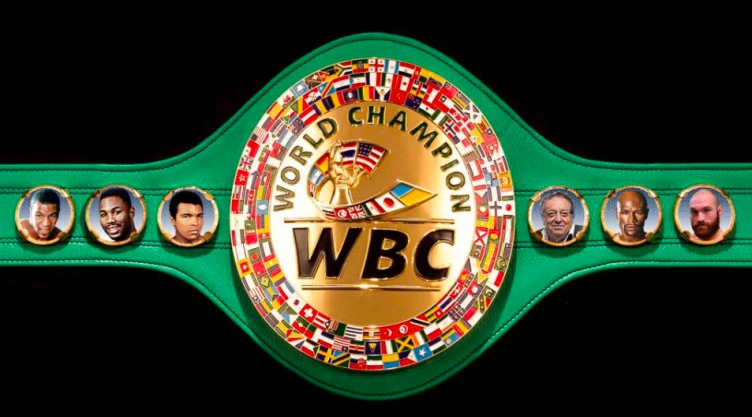 Cinturon del cmb Mayweather