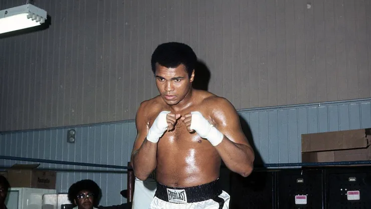 Muhammad Ali entrena en Gleasons Gym
