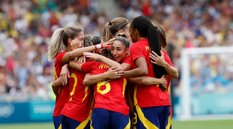 Festejo de la selección de España