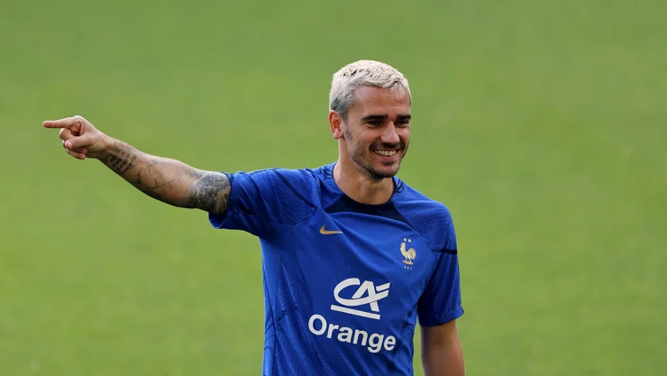 Antoine Griezmann con la selección de Francia
