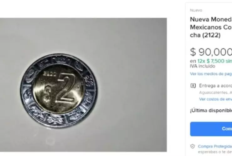 Moneda de 2 pesos
