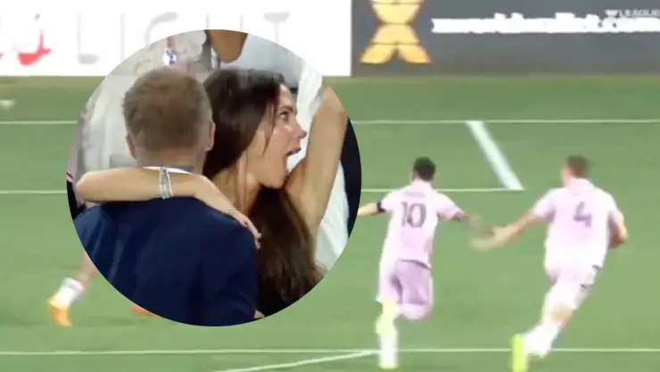 VIDEO_ Así celebró David Beckham el gol de Messi con el Inter de Miami ante el Cruz Azul