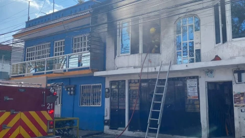 Incendio en Xalapa