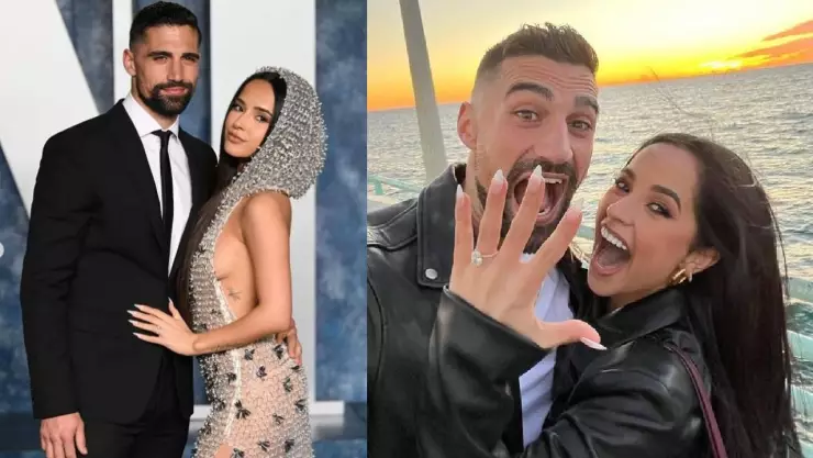 Novio de Becky G ofrece DISCULPAS a la cantante