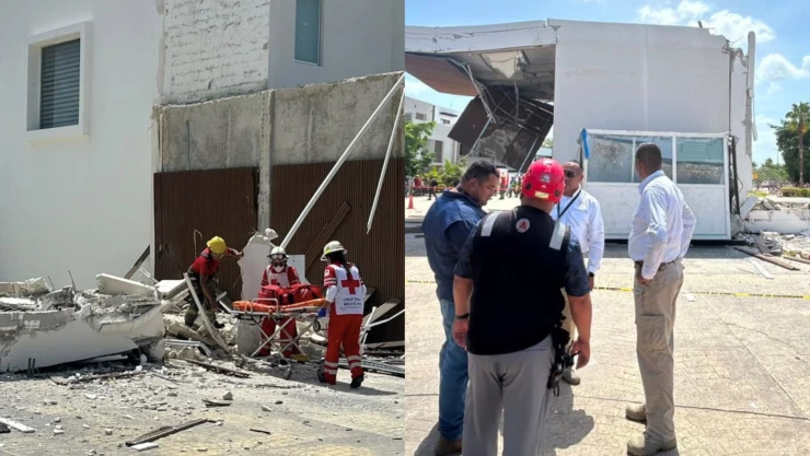 ACTUALIZACIÓN: Confirman persona fallecida por colapso de estructura en residencial ubicado en Av. Huayacán en Cancún