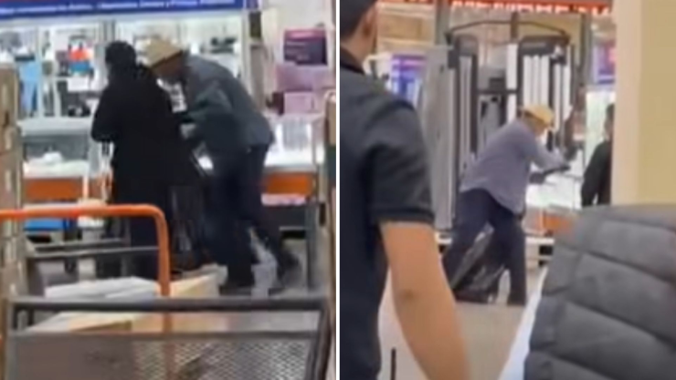 Video asalto joyería Costco Celaya