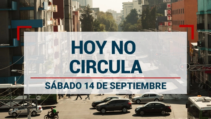 ¿Vas a salir este sábado? Revisa el Hoy No Circula este sábado 14 de septiembre 2024