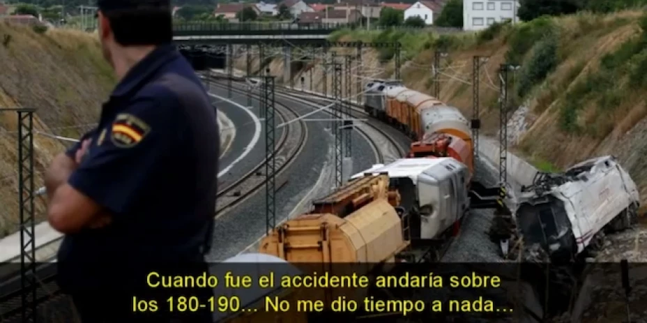 “Cuando fue el accidente andaría sobre 180-190… No me dio tiempo de nada”, dijo Garzón