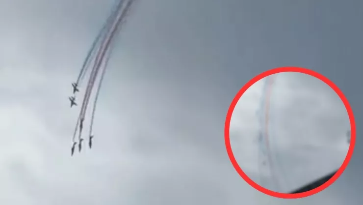 Accidente en los aires: Dos Aviones de la patrulla francesa chocaron el 25 de marzo de 2025